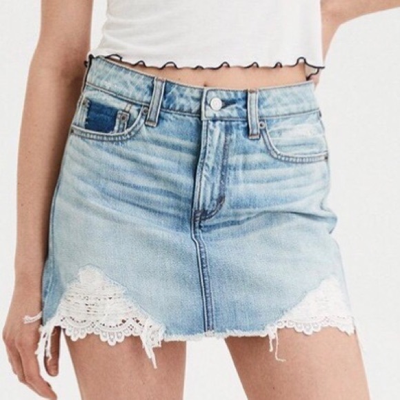 American Eagle Hi Rise Mini Skirt - Picture 2 of 7